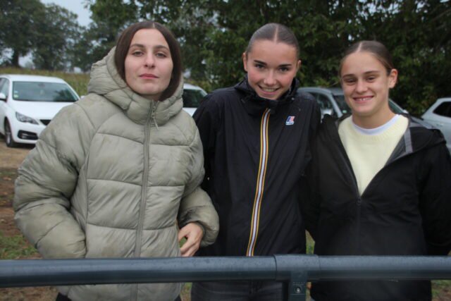 3 anciennes du GFPF aujourd’hui au Stade Rennais : Maïlly, Marie et Pénélope. (©  René TROPEE)