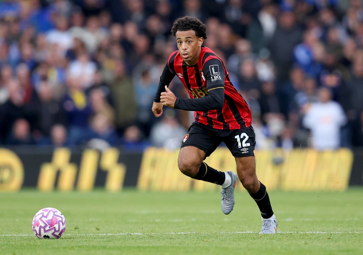 Tyler Adams in action back at Elland Road