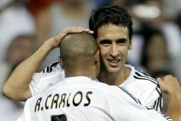 Given a choice of Real Madrid legends he'd like to see face Liverpool on Saturday, Roberto Carlos picked Raul
