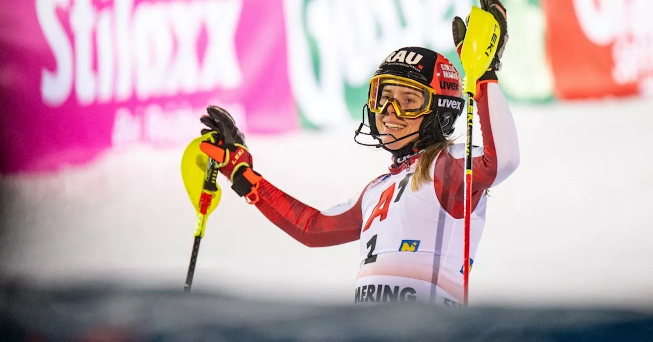 Katharina Liensberger kehrt nach Verletzungspause auf die Piste zurück