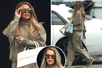 Khloe Kardashian’s tiny waist drowns in baggy sweatsuit in unedited pics