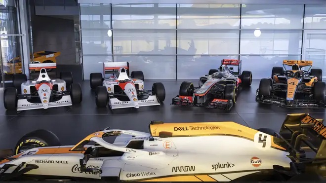 McLaren are putting five functioning F1 cars up for auction.