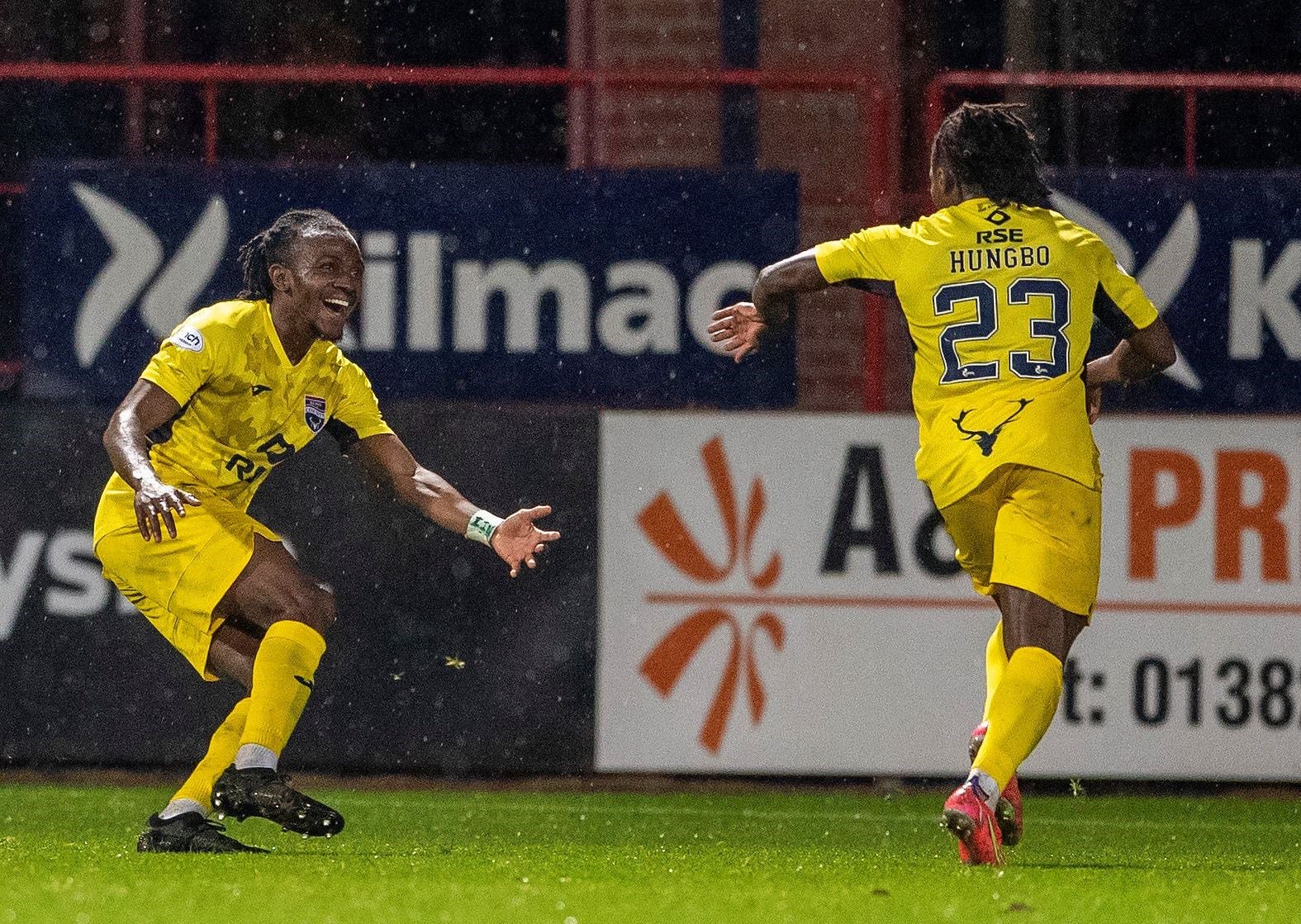 Regan Charles-Cook and Joe Hungbo would capture the imagination of the Staggies fanbase in Malky Mackay's first season. Picture: Ken Macpherson