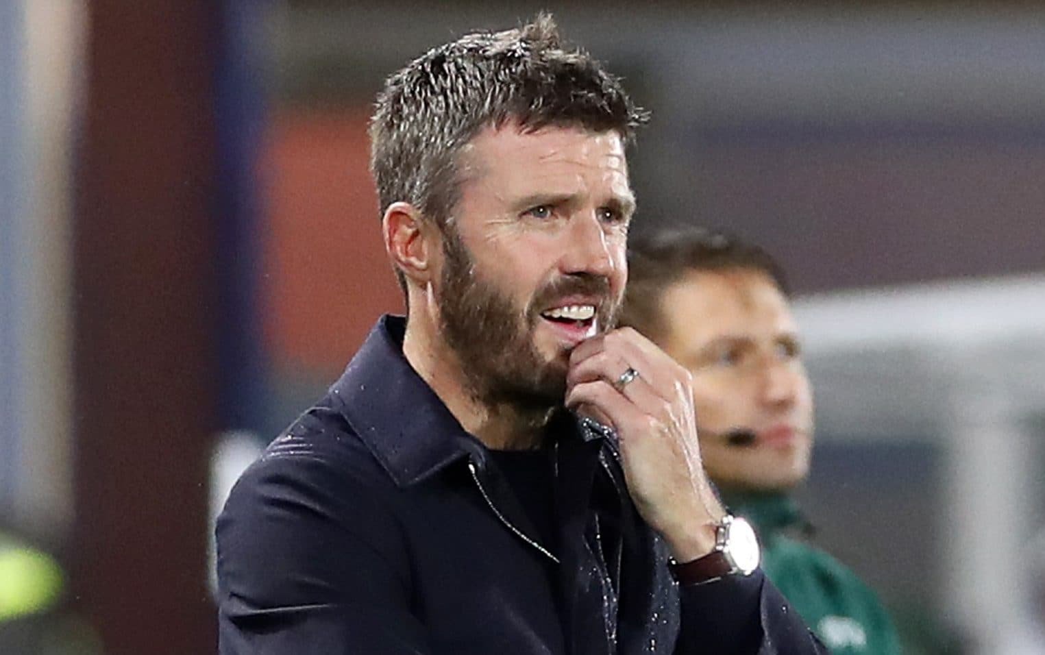 Michael Carrick cut a lost figure on the touchline at the Stadio Giuseppe Sinigaglia