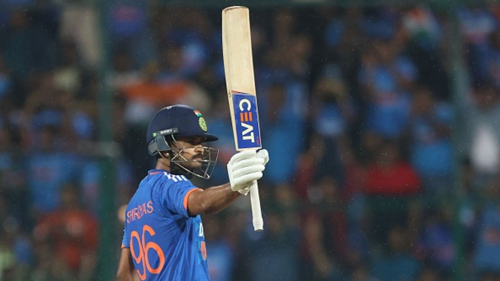 India's star batter Shreyas Iyer in this frame. (Getty)