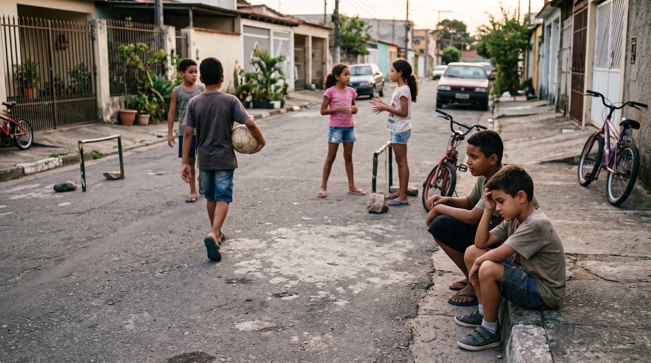 Houve uma ￩poca em que perder uma partida de futebol na rua fazia parte da inf￢ncia, e ningu￩m podia mudar o resultado, algo que a psicologia relaciona ao aprendizado de lidar com frustra￧￵es