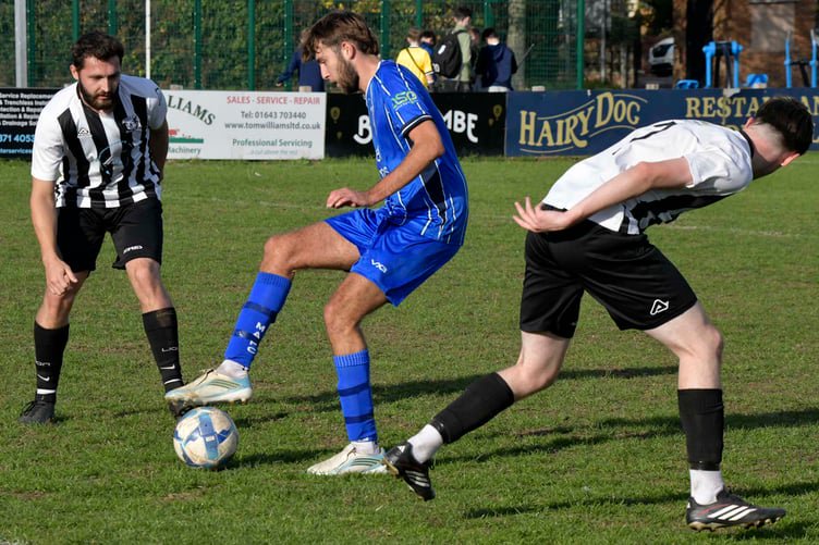 Olly Prescott - put Minehead ahead at Paulton