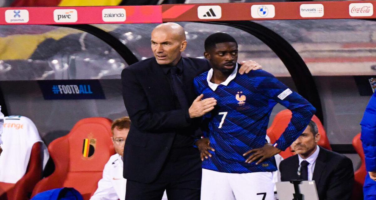 Zinedine Zidane et Ousmane Dembélé