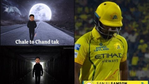 Sanju Samson IPL 2026: CSK poor performance fans reaction viral moment