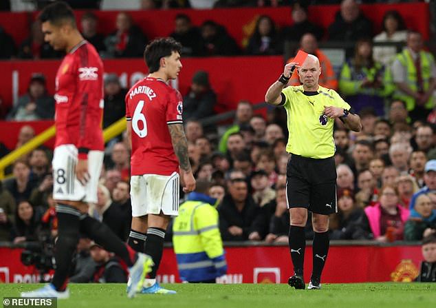 But his night was ended early after he pulled Calvert-Lewin's hair during the second half