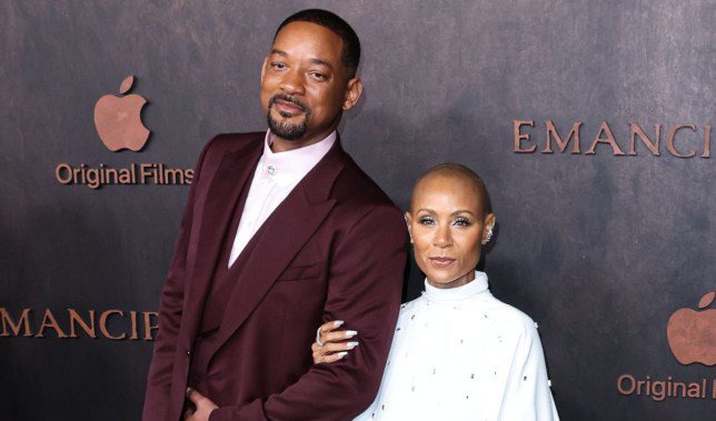 Mandatory Credit: Photo by Image Press Agency/NurPhoto/Shutterstock (13645081di) American actor Will Smith and his wife/American actress Jada Pinkett Smith arrive at the 'Redemption' Los Angeles Premiere Of Apple Original Films held at Regency Village Theater on November 30, 2022 in Westwood, Los Angeles, California, United States of America.  Los Angeles Premiere of Apple Original Films' 'Redemption', Regency Village Theatre, Westwood, Los Angeles, California, United States - 30 November 2022