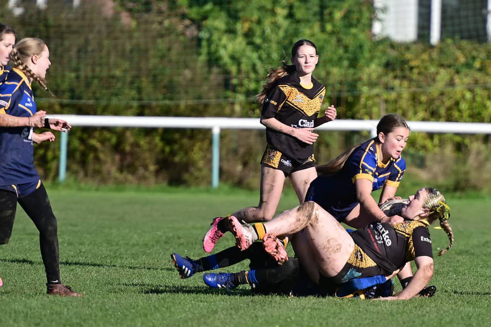 Orrell Under-12s went up against Leigh Miners