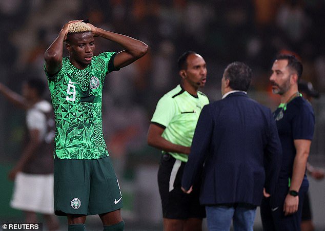 There was another memorable moment in the African Cup of Nations during Nigeria's game against South Africa