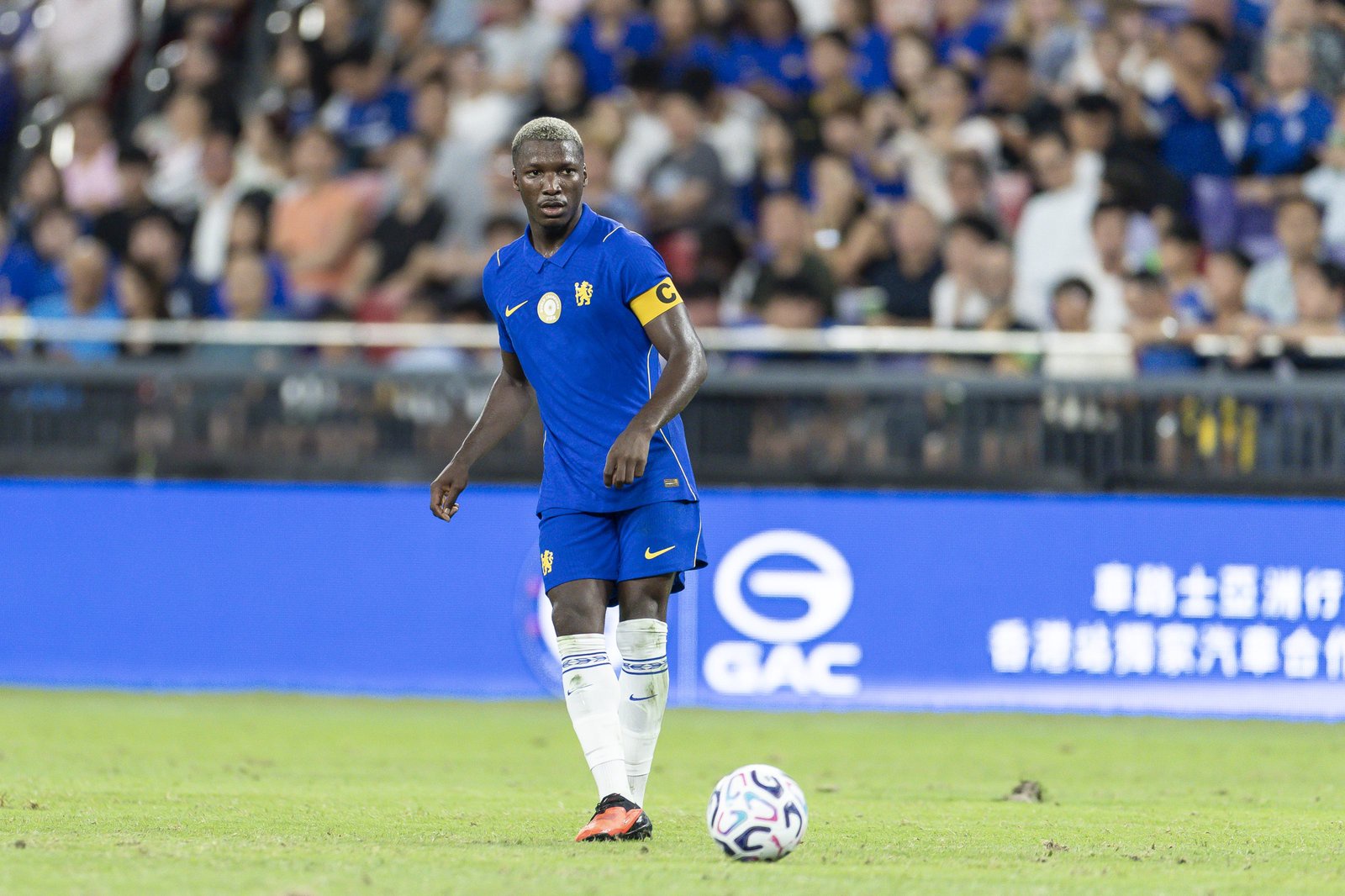 Moises Caicedo of Chelsea FC reacts during the preseason friendly between Chelsea and Juventus