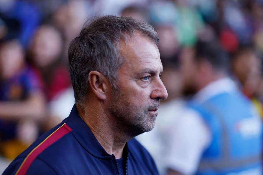 Barcelona head coach Hansi Flick.