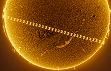 ISS captured passing in front of the Sun in an astonishingly epic video 615165