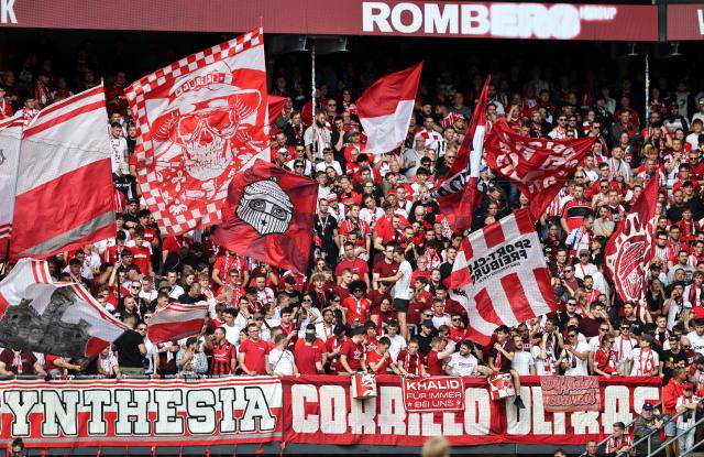 Freiburg fans during their clash against Paderborn on 5th September 2026.