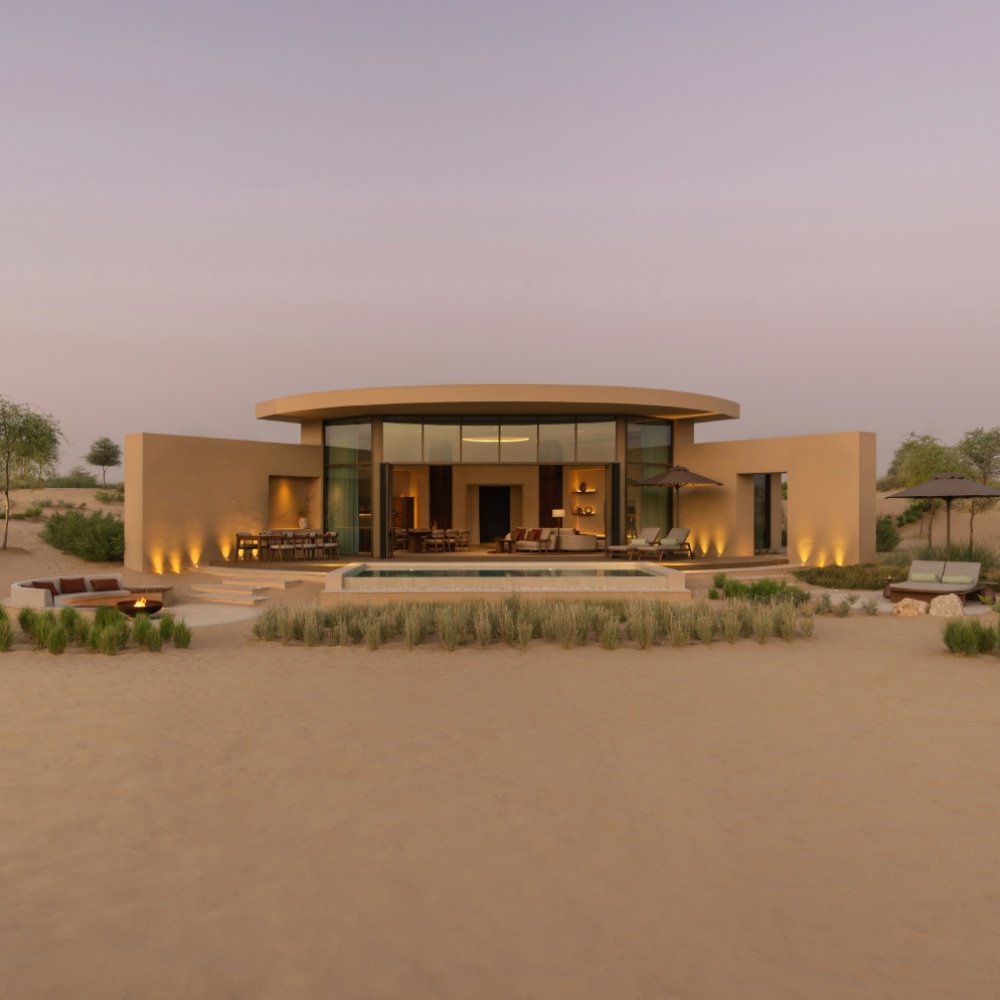 منتجع باب الشمس يكشف عن فلل صحراوية جديدة مزوّدة بمسبح