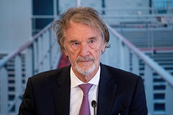 INEOS chairman Sir Jim Ratcliffe reacts on stage during the inauguration of the Greensand carbon capture and storage (CCS) proje