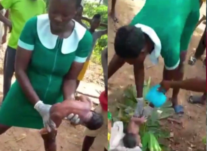 A Nurse Saves A Three-Weeks-Old Baby After Its Mother Dumped The Baby At A Garbage Dumpsite