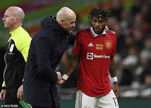 Erik ten Hag has confirmed that in-form midfielder Fred is a doubt for their tie with West Ham