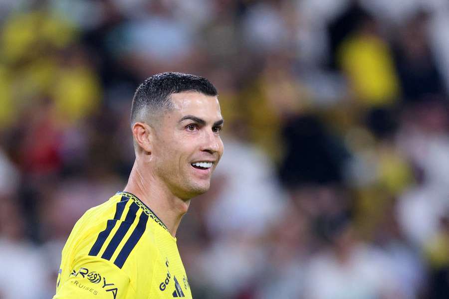Ronaldo reacts after beating Messi to Ballon d'Or of All Time