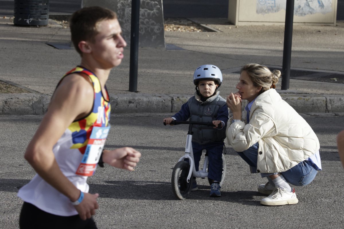 Petits et grands ont participé à cette course.