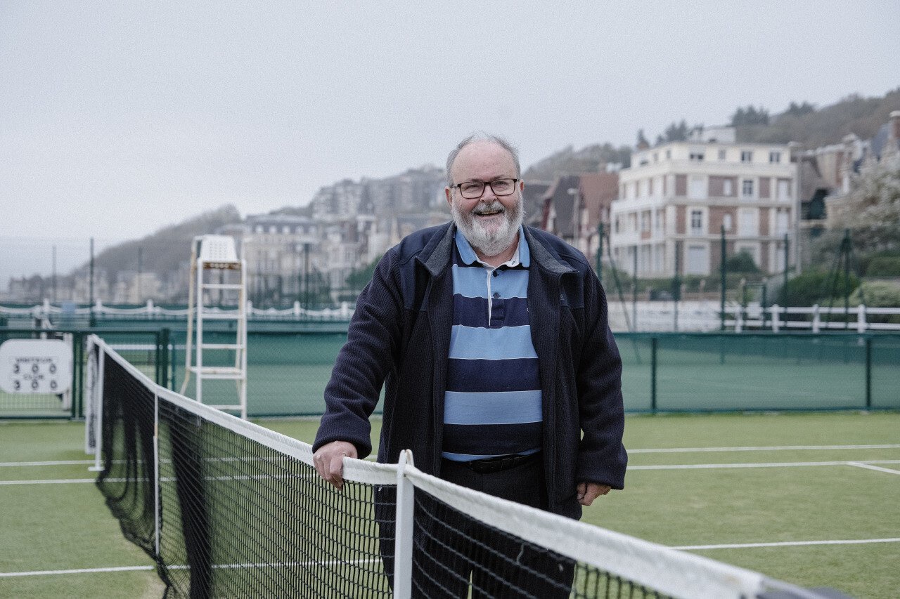 François Valleriaux, président du Trouville Tennis Club.