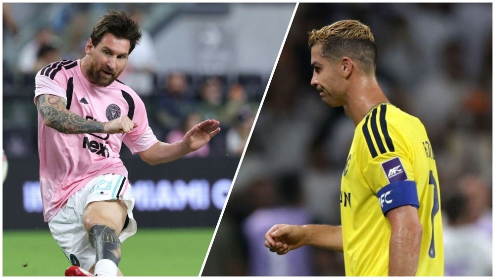 Messi et Cristiano Ronaldo affichent des dynamiques bien différentes depuis la Coupe du monde. EFE
