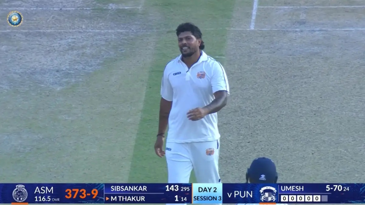 Umesh Yadav 5 Wicket Haul in Ranji Trophy 