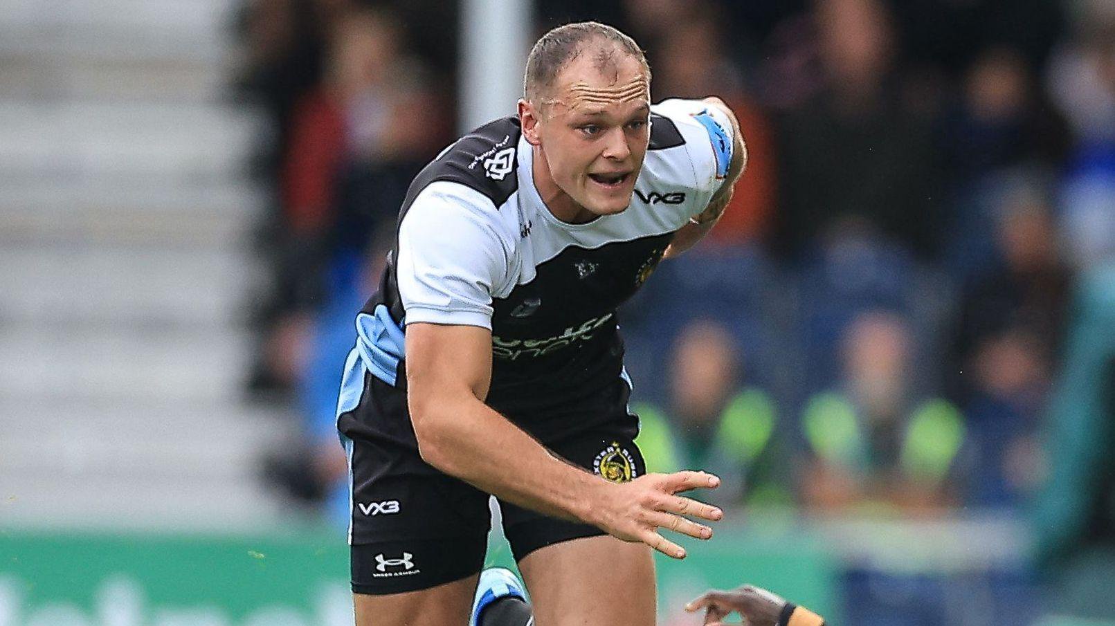 Tommy Wyatt in action for Exeter
