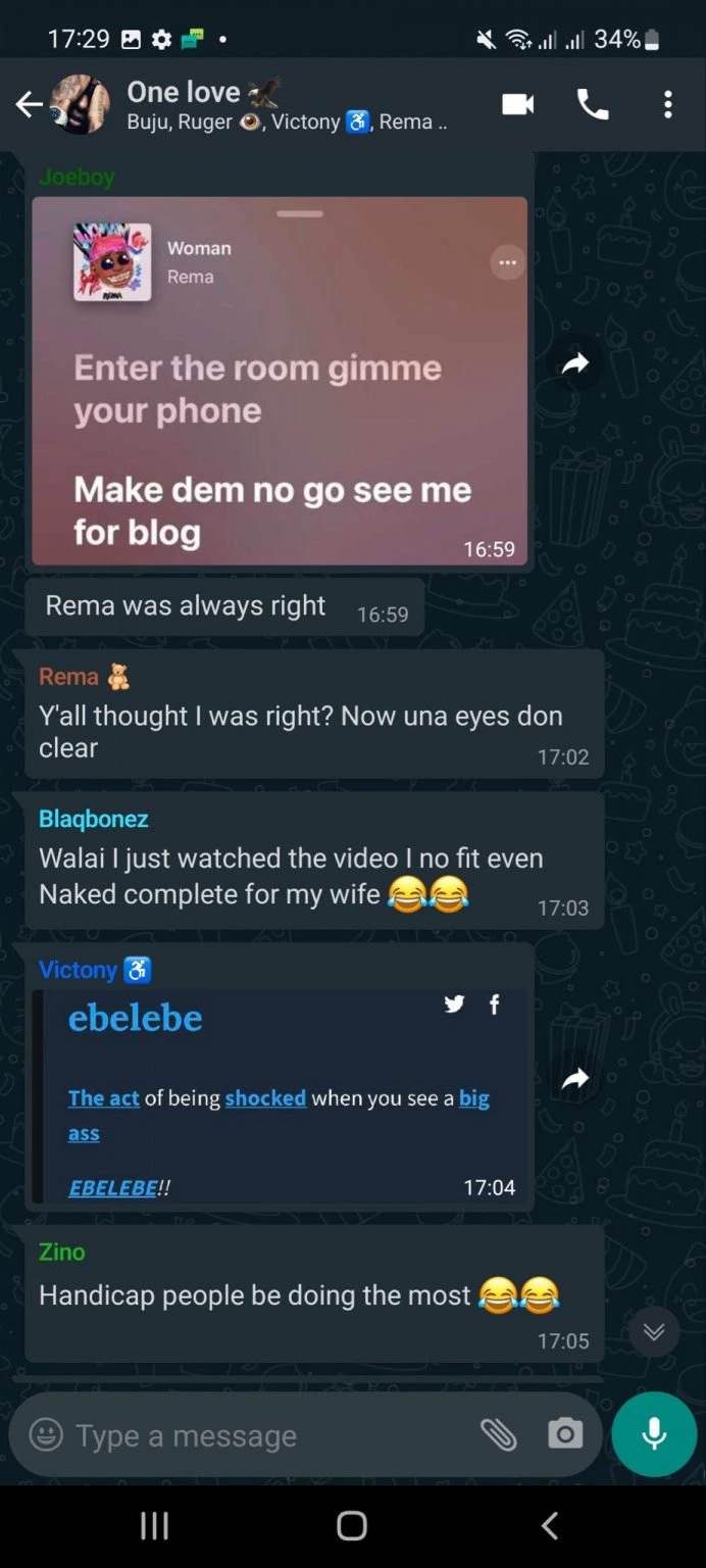 Ruger, Rema and Fireboy chat Surface, mocking Buju as his Knacking Video Leaked Online days after fighting Ruger[Video]