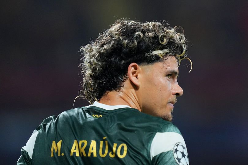 Maxi Araujo playing for Sporting CP