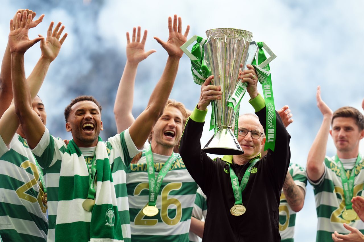 Celtic are the reigning champions in Scotland, and the league could be set for a major broadcasting shake-up (PA)