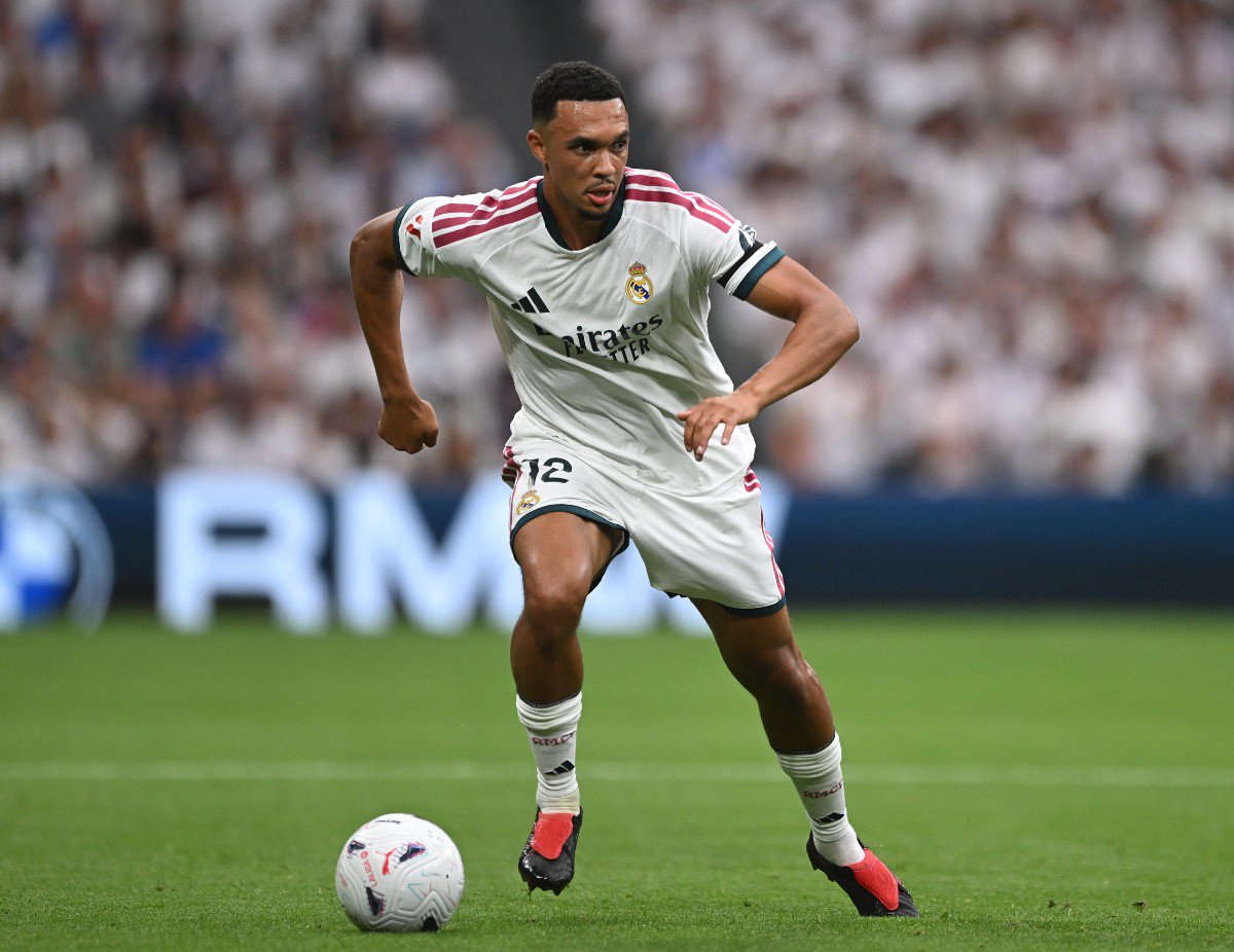 Real Madrid's Trent Alexander-Arnold in action
