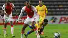 Rushwin Dortley and Lucas Ribeiro, Cape Town Spurs vs Mamelodi Sundowns