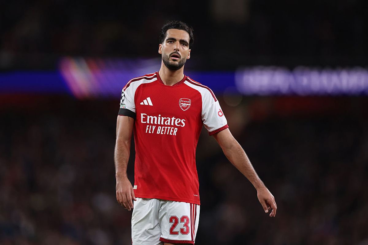 Arsenal midfielder Mikel Merino during the win over Lille