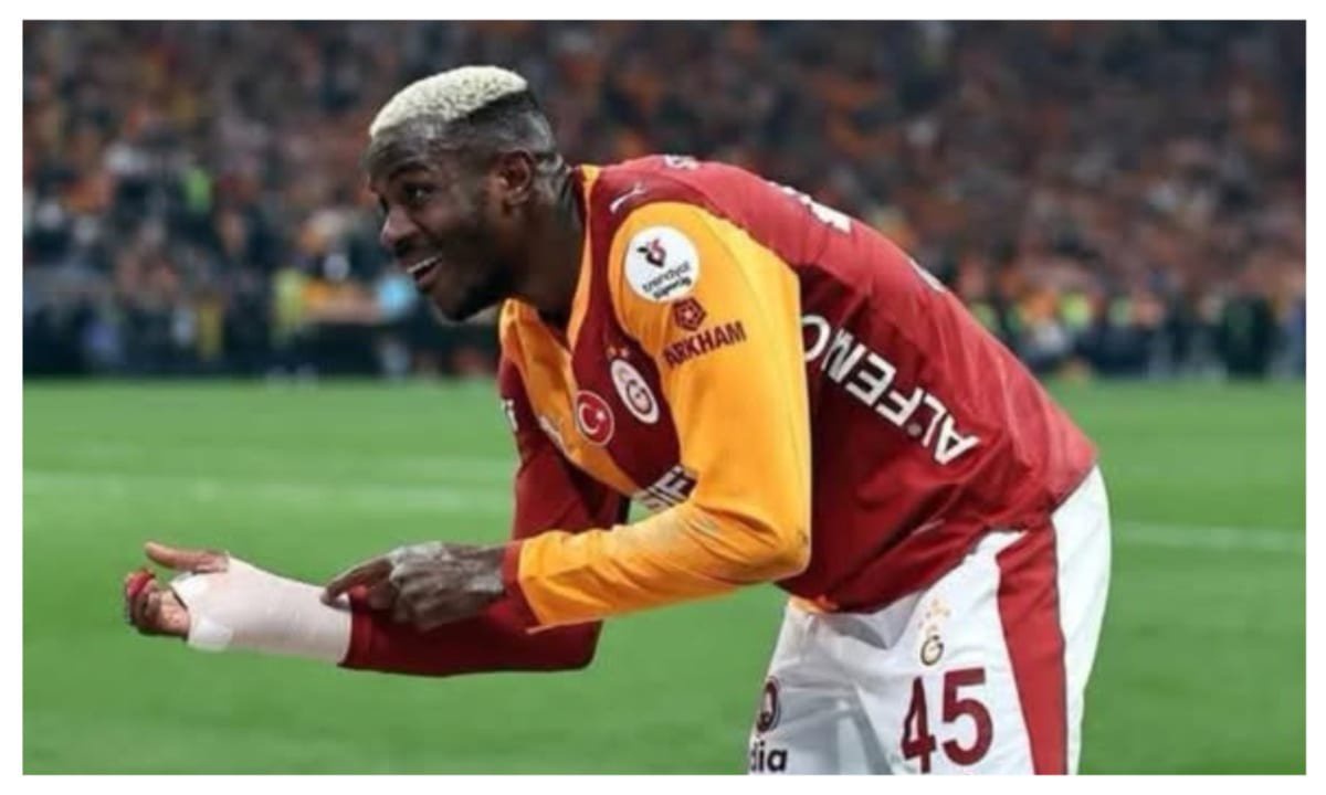 Osimhen scores to celebrate daughter's birth, suffers injury scare
