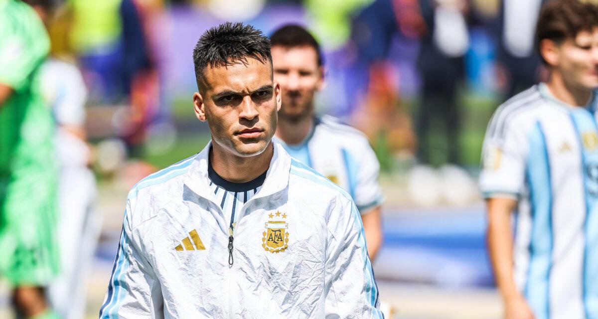 Lautaro Martinez avec l'Argentine