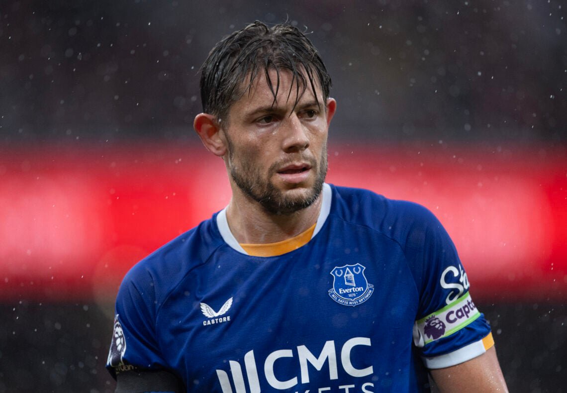 Everton centre-back James Tarkowski.