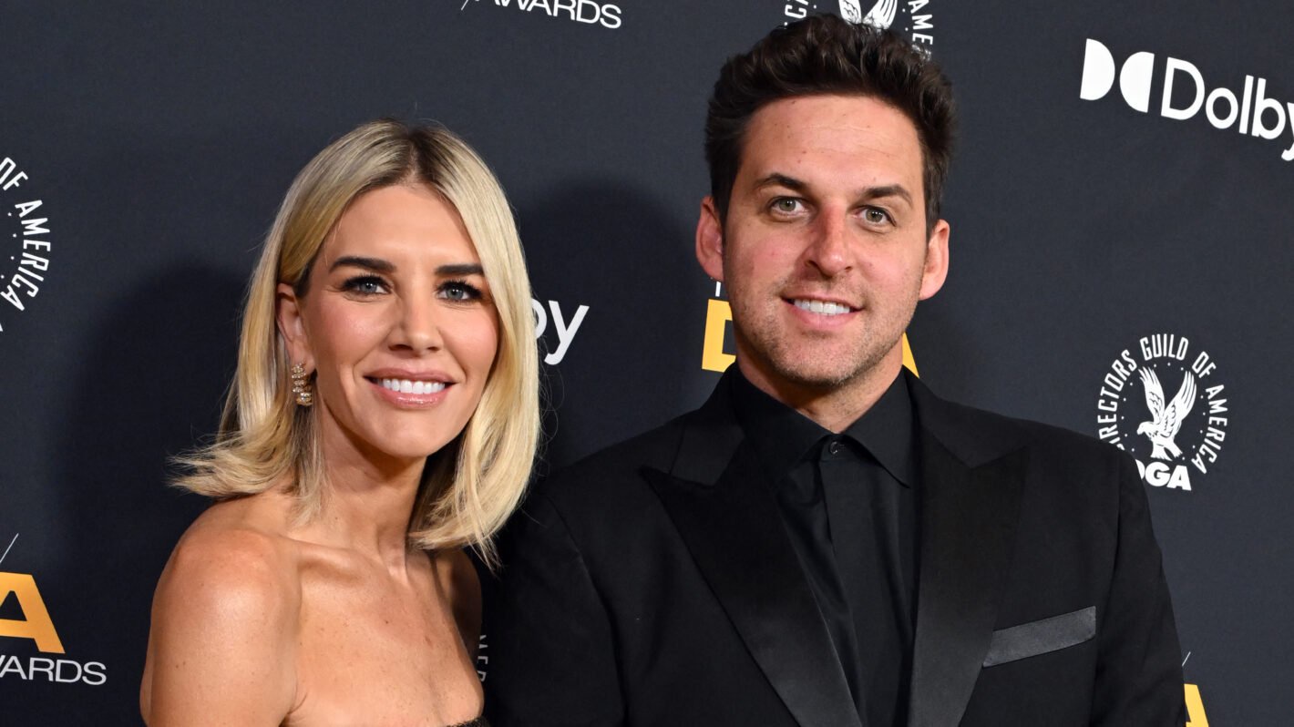 US TV host and sports commentator Charissa Thompson (L) and Steven Cundari attend the 78th Annual DGA (Directors Guild of America) awards