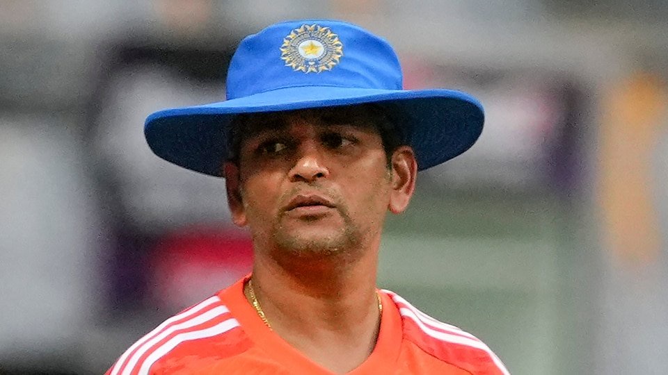 Indian women's national cricket team head coach Amol Muzumdar in a practice session. (PTI)