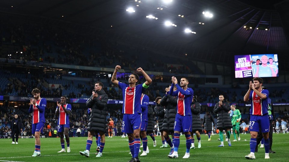 PSG defeated Manchester City 4-2 in the Champions League fixture. (AFP)