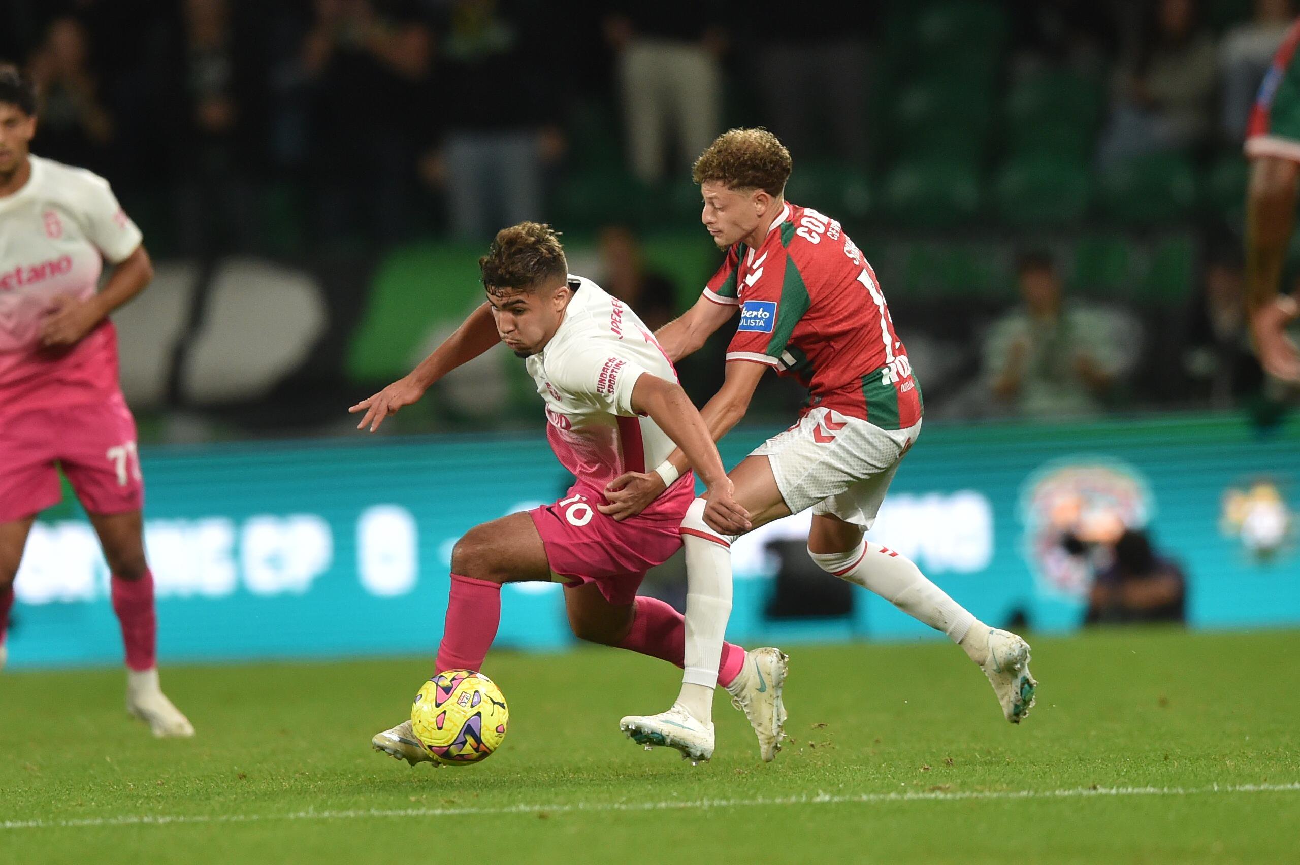 Zekri em ação. Foto: Miguel Nunes (Sporting-Marítimo)