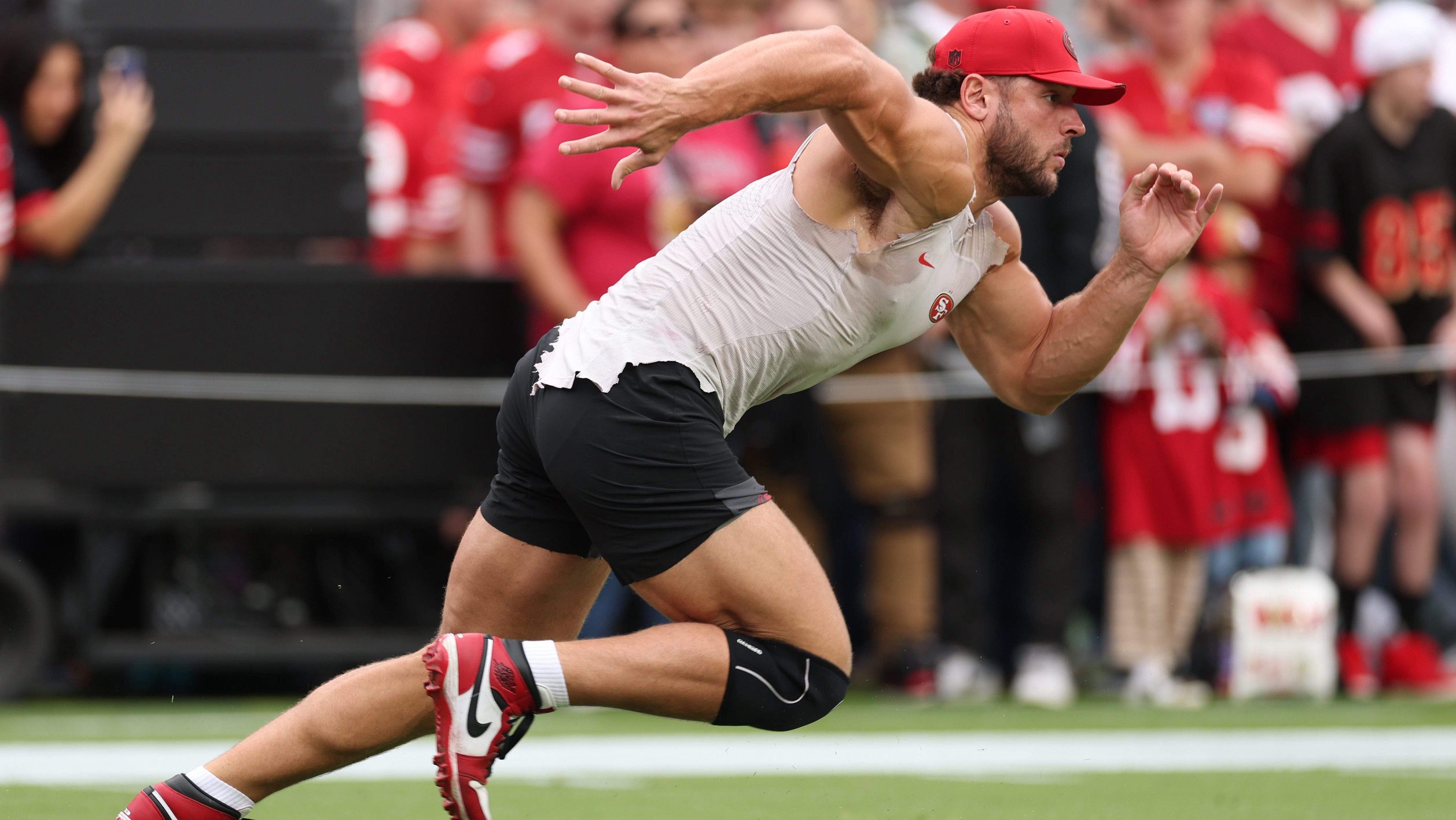 San Francisco 49ers defensive end Nick Bosa