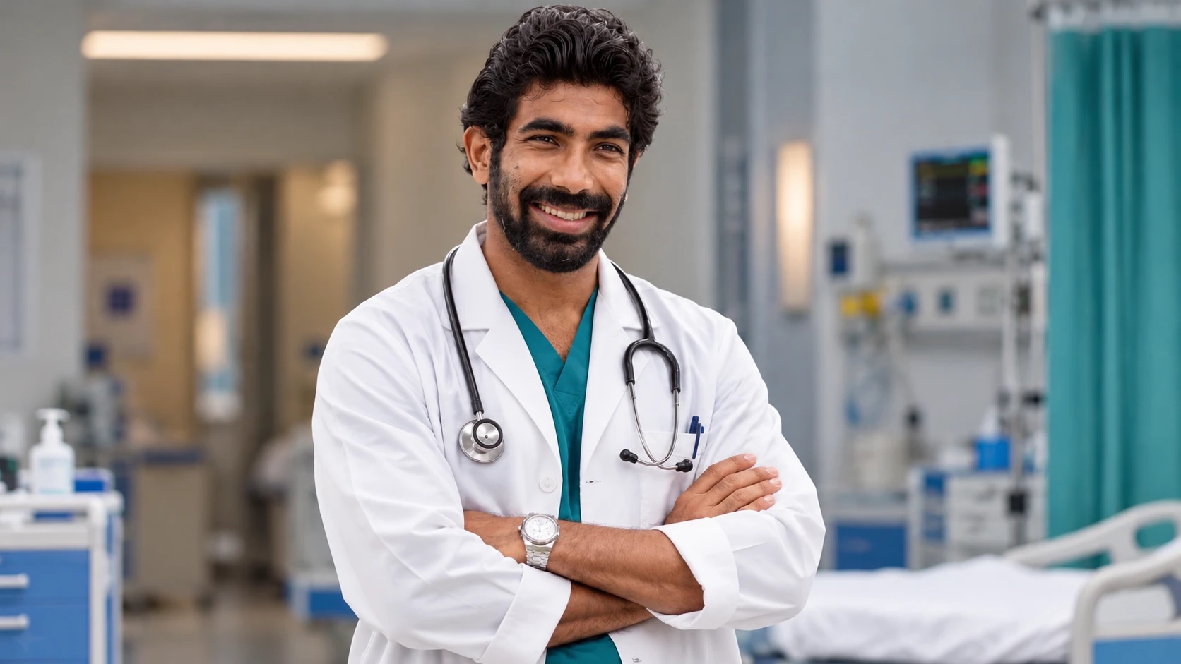 Jasprit Bumrah as doctor