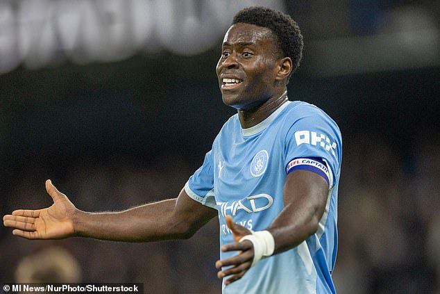While the rest of the Manchester City leadership group sat out Wednesday night's victory over Brighton in the Carabao Cup, Marc Guehi was captain and played the full 90 minutes