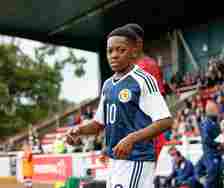 Dembele represented both nations as a youth international