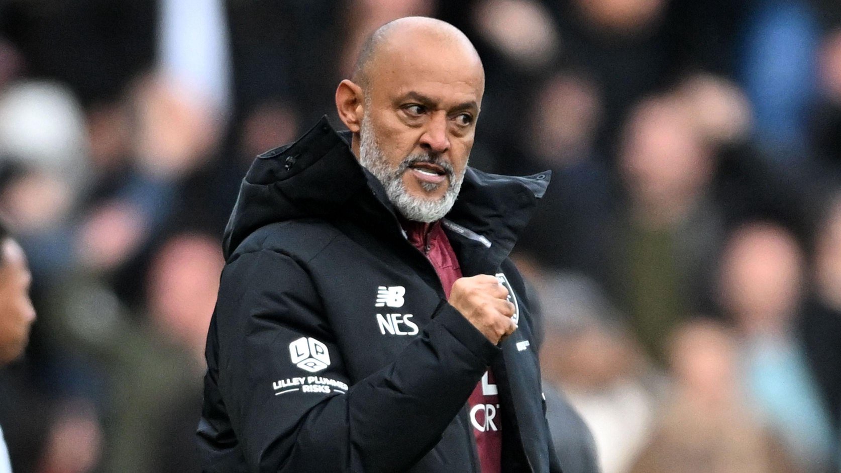 Nuno Espirito Santo celebrates at Swansea 