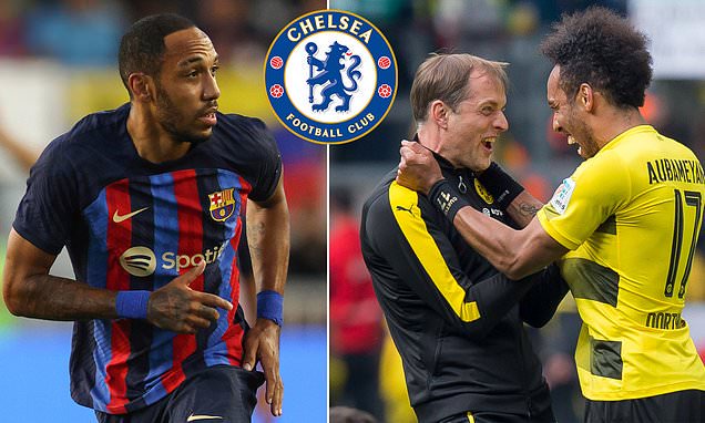 Chelsea 'open talks over a shock swoop for Pierre-Emerick Aubameyang'